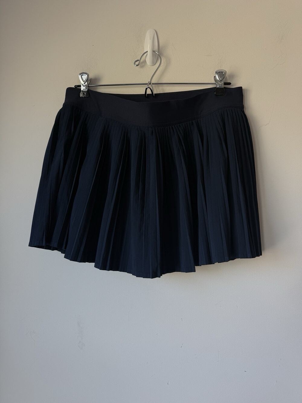 Lululemon Size 10 High-Rise Pleated Tennis Skirt Square Tag 13” Long Navy Blue